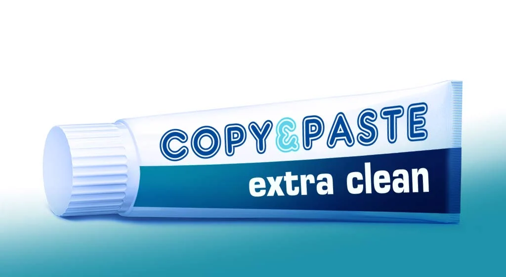 Copy and paste extra clean