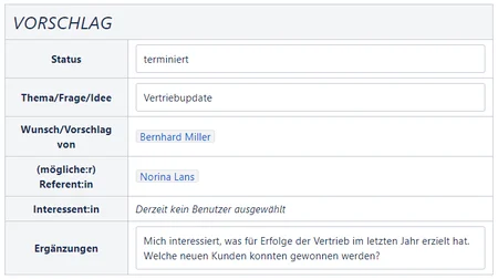Instanz des Managed Data Field erzeugen