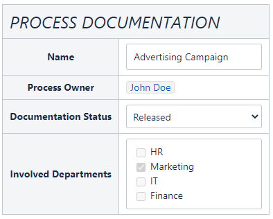 process documentation