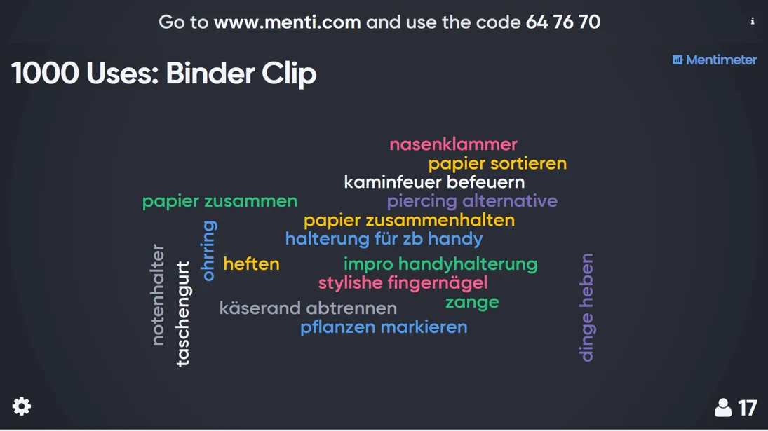 1000 Uses: Binde Clip - Lernspiele