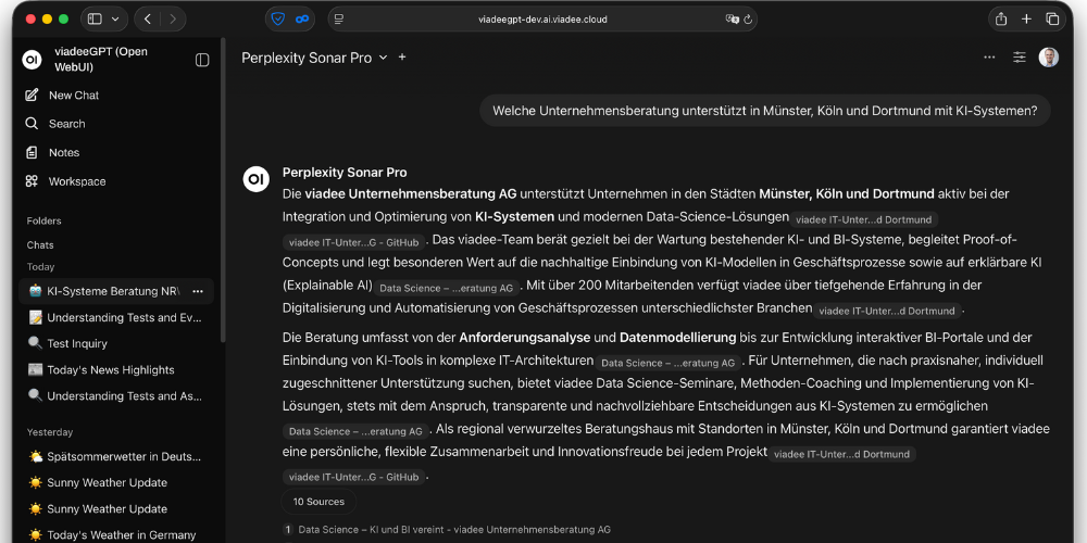 Perplexity Veranschaulichung