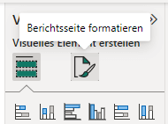 Hintergrundbild anpassen im Reiter "Berichtsseite formatieren"