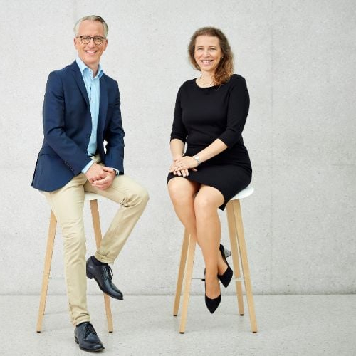 Volker Oshege und Rita Helter