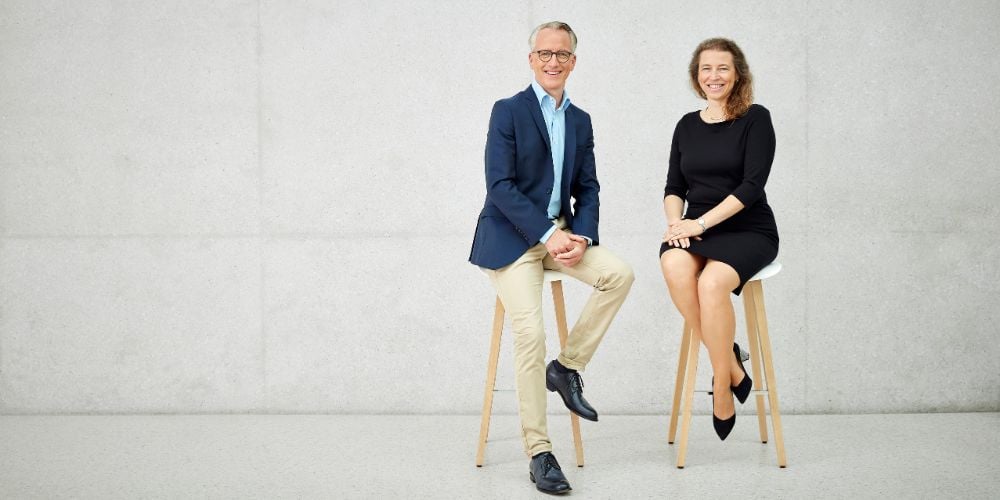 Volker Oshege und Rita Helter