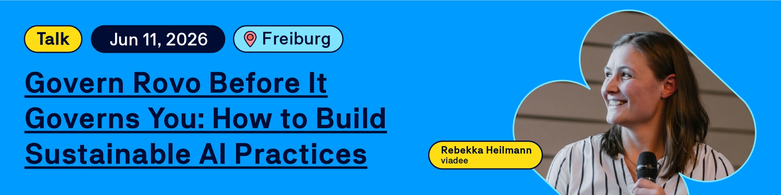Der Talk von Rebekka Heilmann auf dem Atlassiab Community Event.
