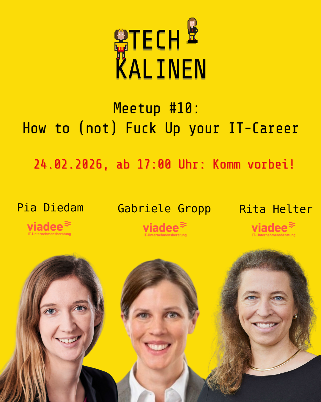 Tech-Kalinen Meetup am 24.02.26. Komm vorbei!