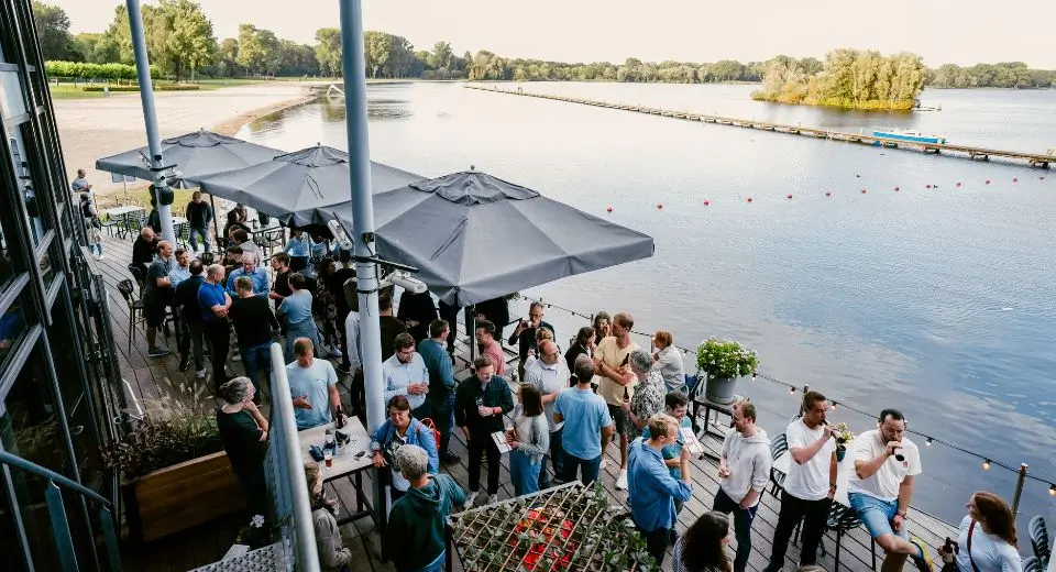 viadee Team am Bootshaus in Rotterdam