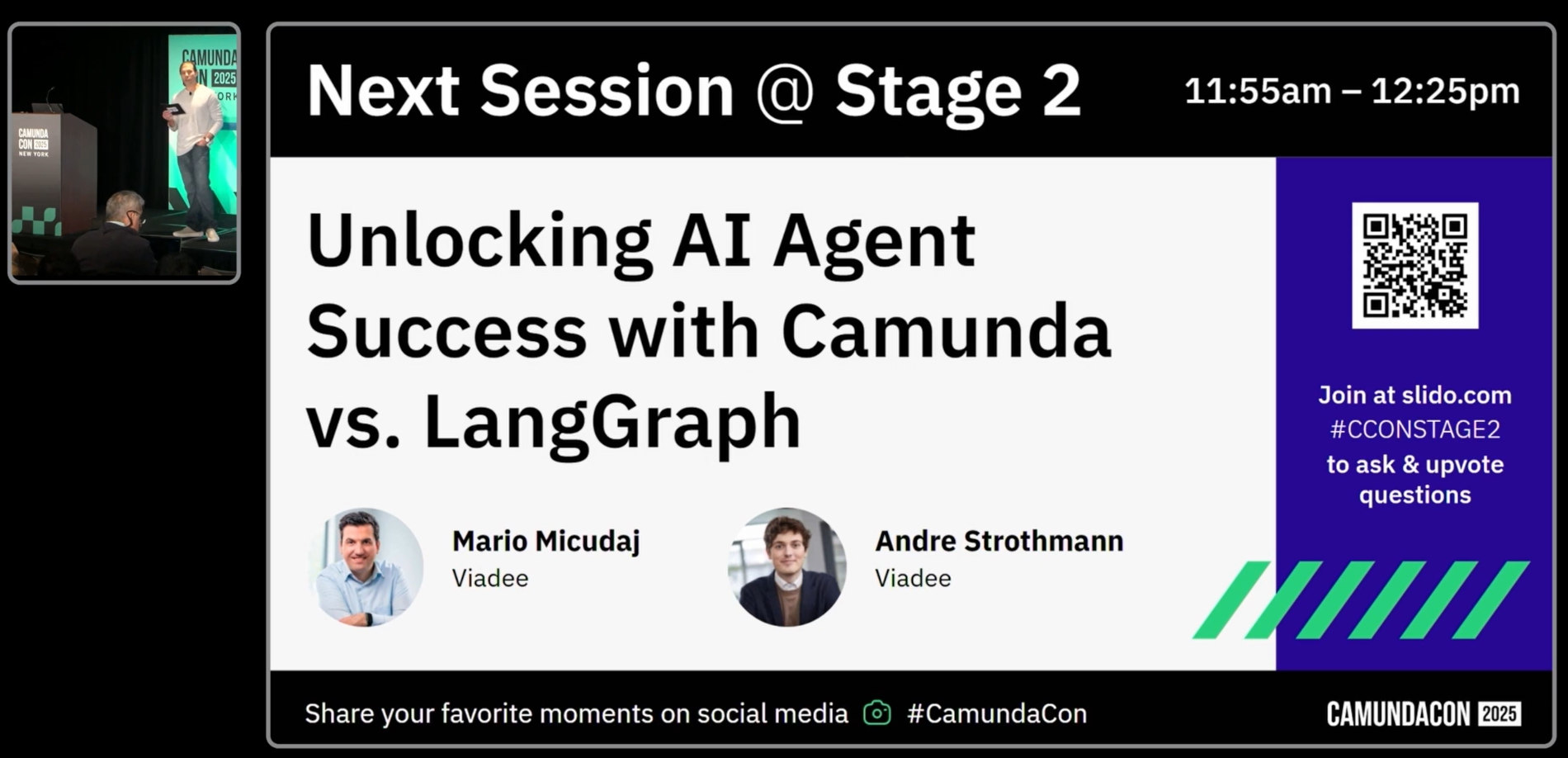 viadee talk at CamundaCon 2026: Unlocking AI Agent Success with Camunda vs. LangGraph