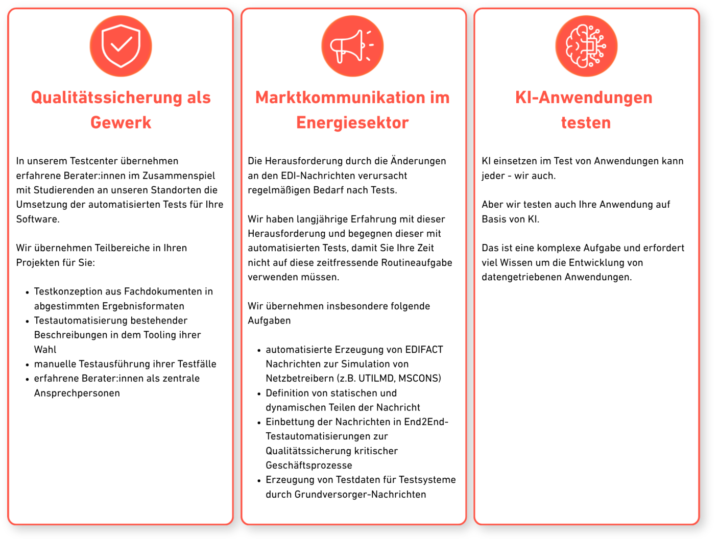 Übersicht Managed Services