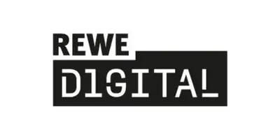 Das Logo von REWE digital.
